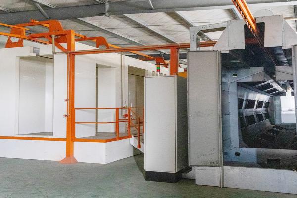 Billboard electrostatic coating line case