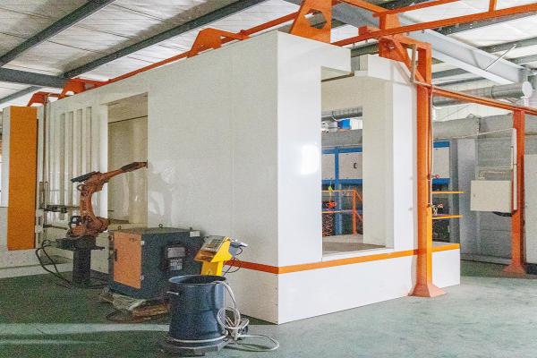 Shelf electrostatic coating line case