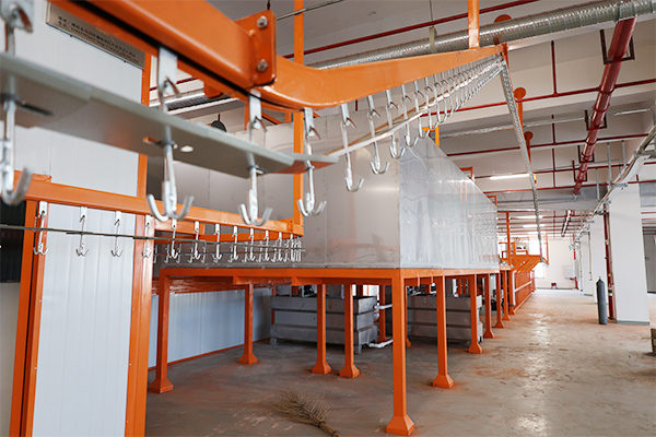 Speaker Electrostatic Coating Line