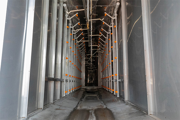 How to ensure the coating uniformity and adhesion of the electronic door lock electrostatic coating line?